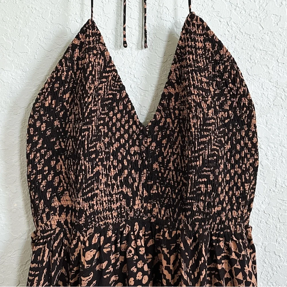 NWT•VICI•Boho Halter Neck Jumpsuit•Size Medium - Picture 2 of 16